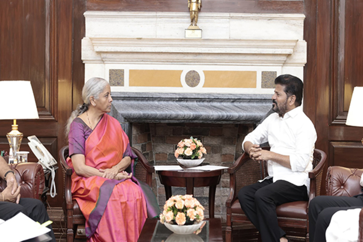 Telangana CM Revanth Reddy urges Centre to exempt spending on construction of Young India schools from FRBM limit