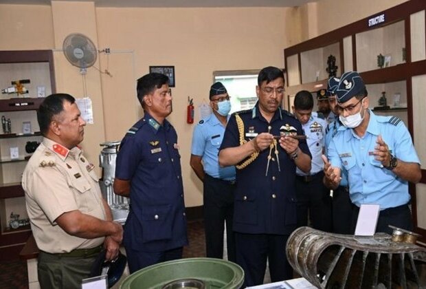 Bangladesh Air Force chief visits Barrackpore Air Force Station in West Bengal, interacts with personnel