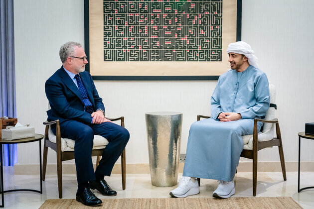 Abdullah bin Zayed receives Canadian Prime Minister's Senior Advisor on Foreign, Defence & Security Policy