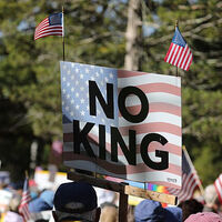 ‘No Kings’ protesters flood streets to oppose Trump’s expanding power