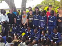 Palladium sponsors football kit for children