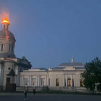 Ukrainian attack destroys Russian church dome (VIDEO)