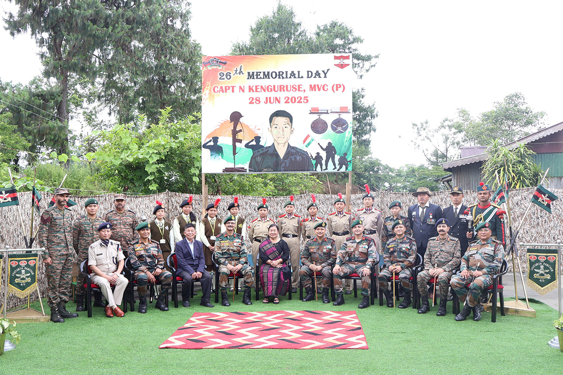 Indian Army, Assam Rifles commemorate 26th Memorial Day of Captain Neikezhakuo Kenguruse