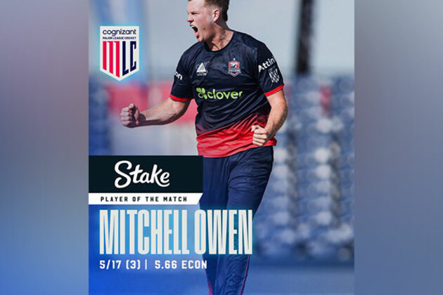 MLC: Mitchell Owen shines as Washington Freedom beat San Francisco Unicorns by 12 runs