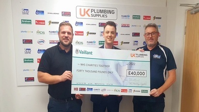 Vaillant and UK Plumbing Supplies team up to raise £40,000