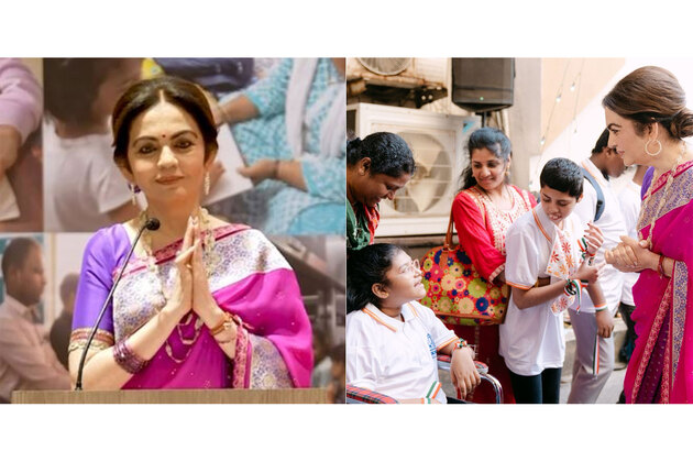 Nita Ambani graces NAB's 75th Foundation Day, commits Rs 5 crore to support visually impaired community