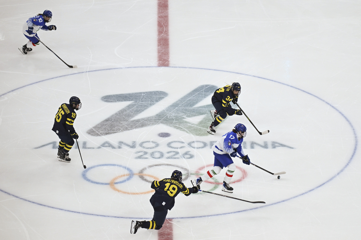 (MICO2026)ITALY-MILAN-OLYMPIC WINTER GAMES-ICE HOCKEY-WOMEN-PRELIMINARY ROUND-SWE VS ITA