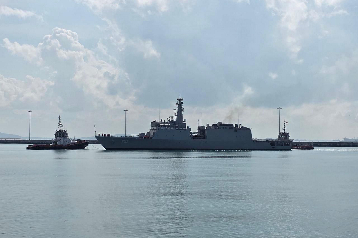 INS Sunayna reaches Singapore under IOS SAGAR mission, strengthens India-Singapore maritime ties