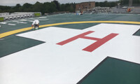 Happy landings with Bradite refreshed helipad