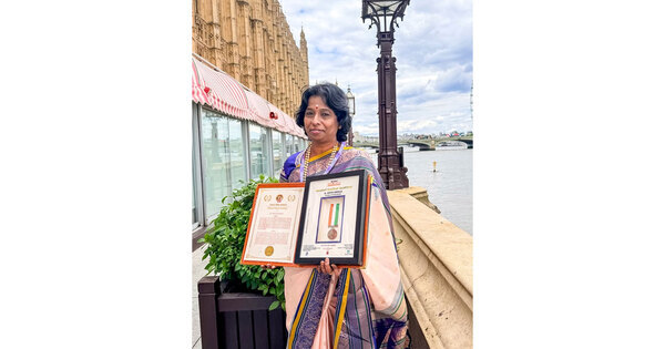 Hyderabad's Dr. Satya Sindhuja Receives Prestigious Bharat Samman Puraskar at London's House of Lords