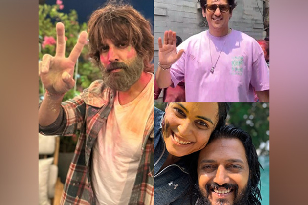 Kartik Aaryan, Vijay Varma, Riteish Deshmukh and more Bollywood celebs celebrate Holi; extend festive wishes to fans