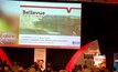  Steve Parsons presents the Bellevue story at the RIU Explorers Conference