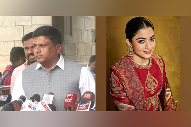 Karnataka Congress MLA Ravikumar Gowda says Rashmika Mandanna "disregarded Kannada", BJP slams Congresss