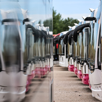 HUNGARY-KOMAROM-BYD-ELECTRIC BUS PLANT