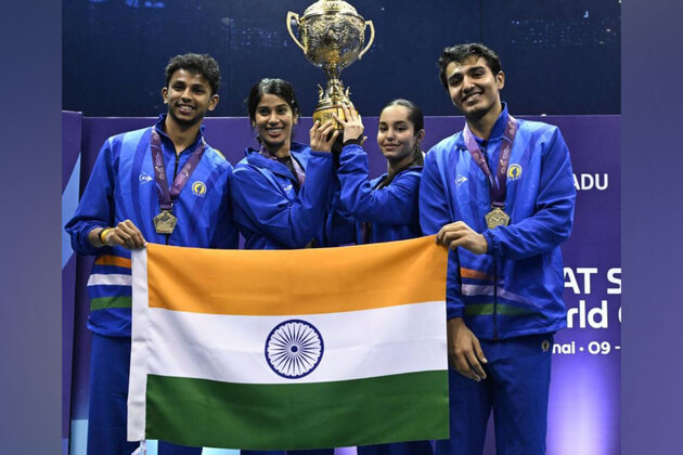 VP Radhakrishnan congratulates Indian squash team on historic World Cup win