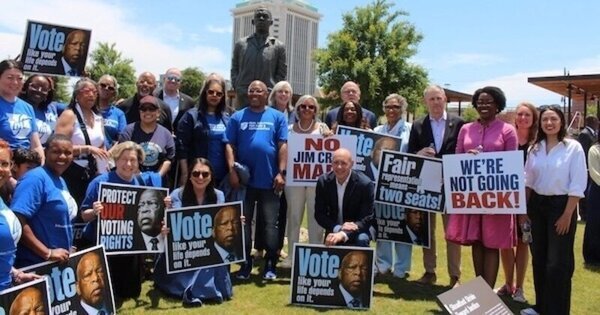 Thousands rally in Selma, Montgomery to protest Alabama redistricting