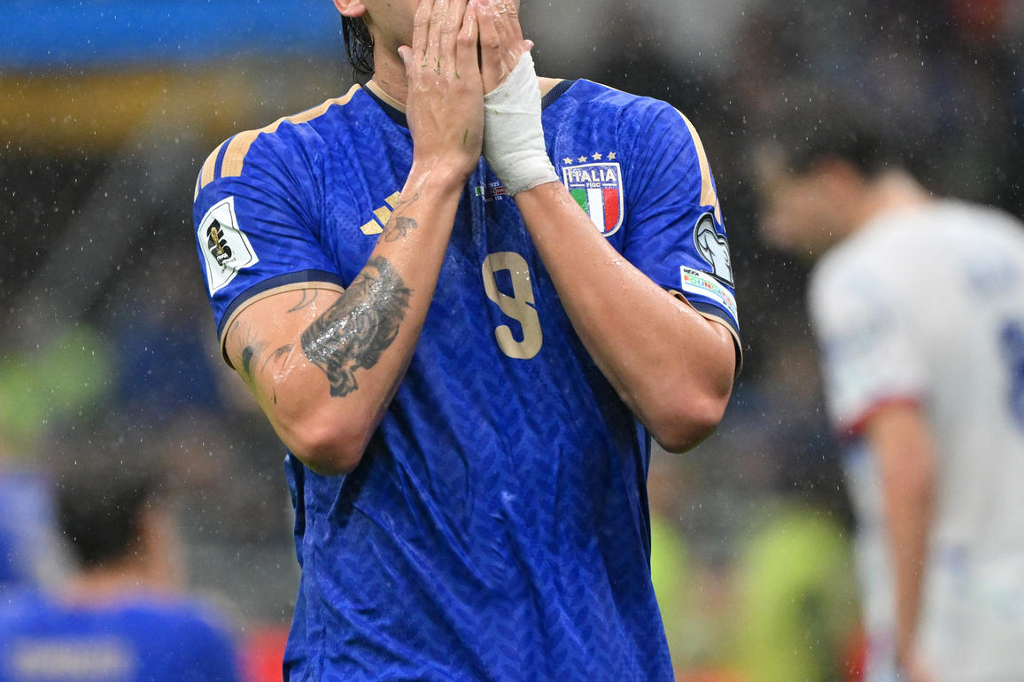 (SP)ITALY-MILAN-FOOTBALL-2026 WORLD CUP EUROPEAN QUALIFIERS-ITALY VS NORWAY