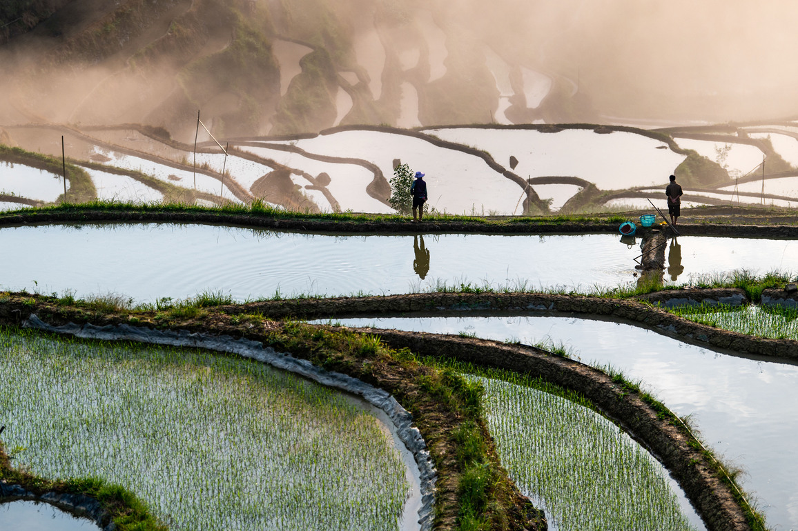(GloriousGuizhou)CHINA-GUIZHOU-CONGJIANG-TERRACED FIELDS-SCENERY (CN)