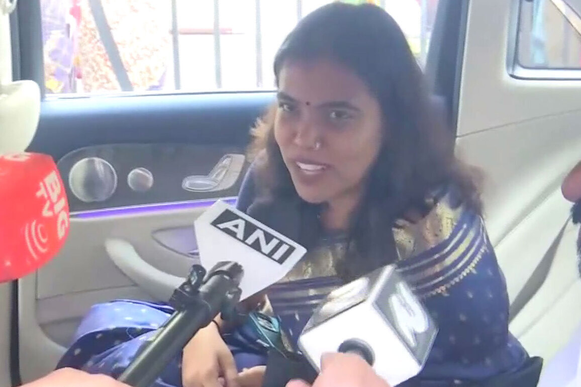 "Big day for Tamil Nadu," says TVK's S Keerthana ahead of Vijay's swearing-in ceremony