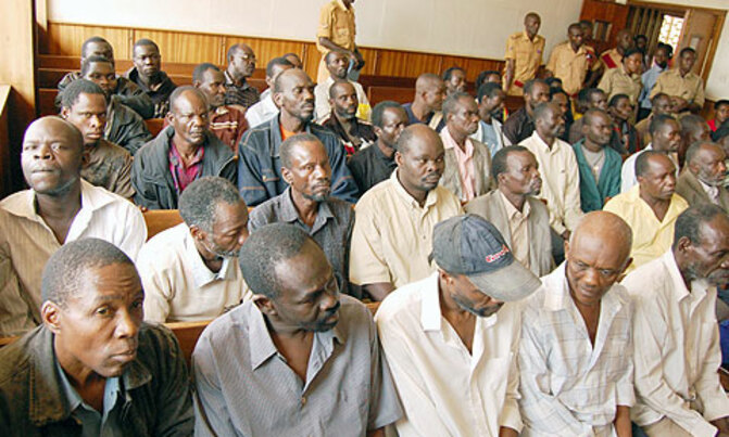 Suspected rebels sent back to Luzira Prison Suspected rebels sent back to Luzira Prison