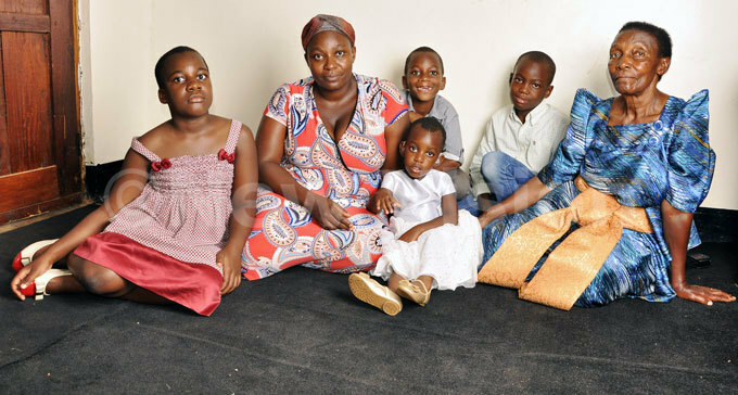 ngel ubanga with her family members