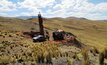 Valor drilling at Berenguela in Peru