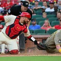 Padres top Cardinals in game featuring 5 hit batsmen