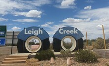 File photo: Leigh Creek company iconography onsite project acreage