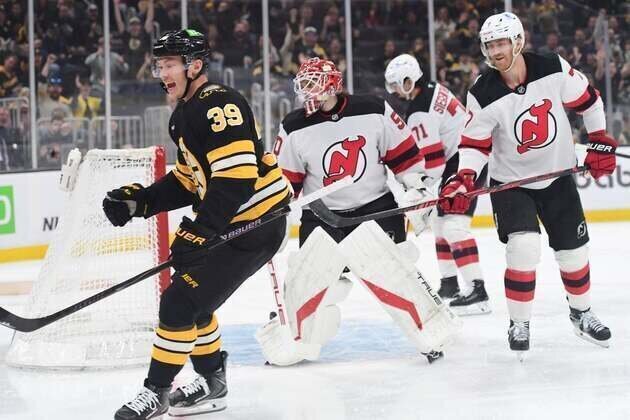 Bruins blank Devils, wrap up East's first wild card