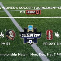 ESPN showcases postseason college soccer with the 2025 Women's and Men's College Cups, December 5 - 15