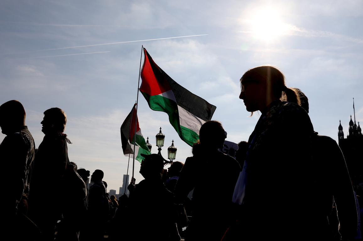 BRITAIN-LONDON-PALESTINE-RALLY