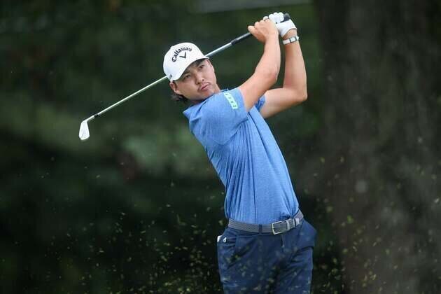 Min Woo Lee fires first-round 62 to lead Tour Championship