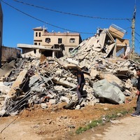LEBANON-BAALBEK-ISRAELI AIRSTRIKES-RUINS