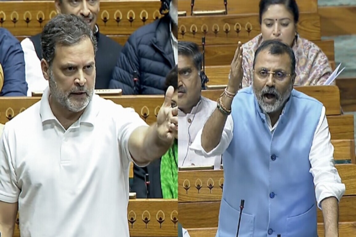 "Is Rahul Gandhi planning India's partition for gaining power"? Nishikant Dubey reiterates "unethical conduct" allegations against Lok Sabha LoP