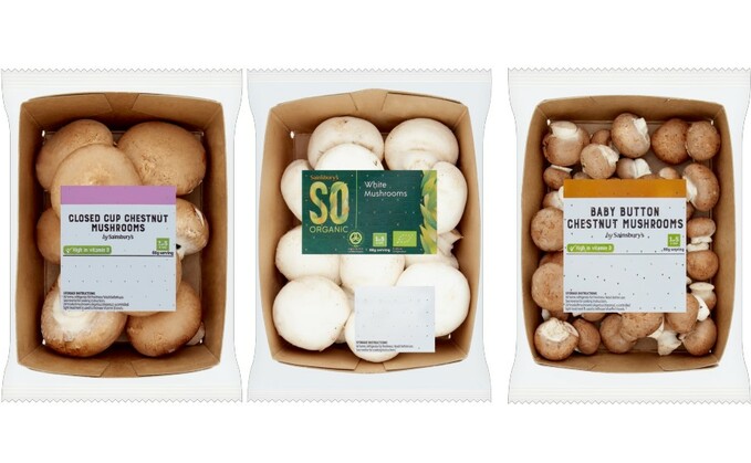 Sainsbury's to save 775 tonnes of plastic waste with mushroom punnet switch