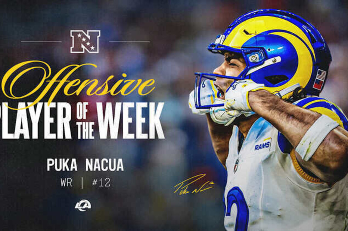Puka Nacua named NFC Offensive Player of the Week for Week 14