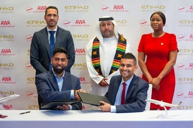 Etihad Airways, Africa World Airlines sign strategic partnership agreement