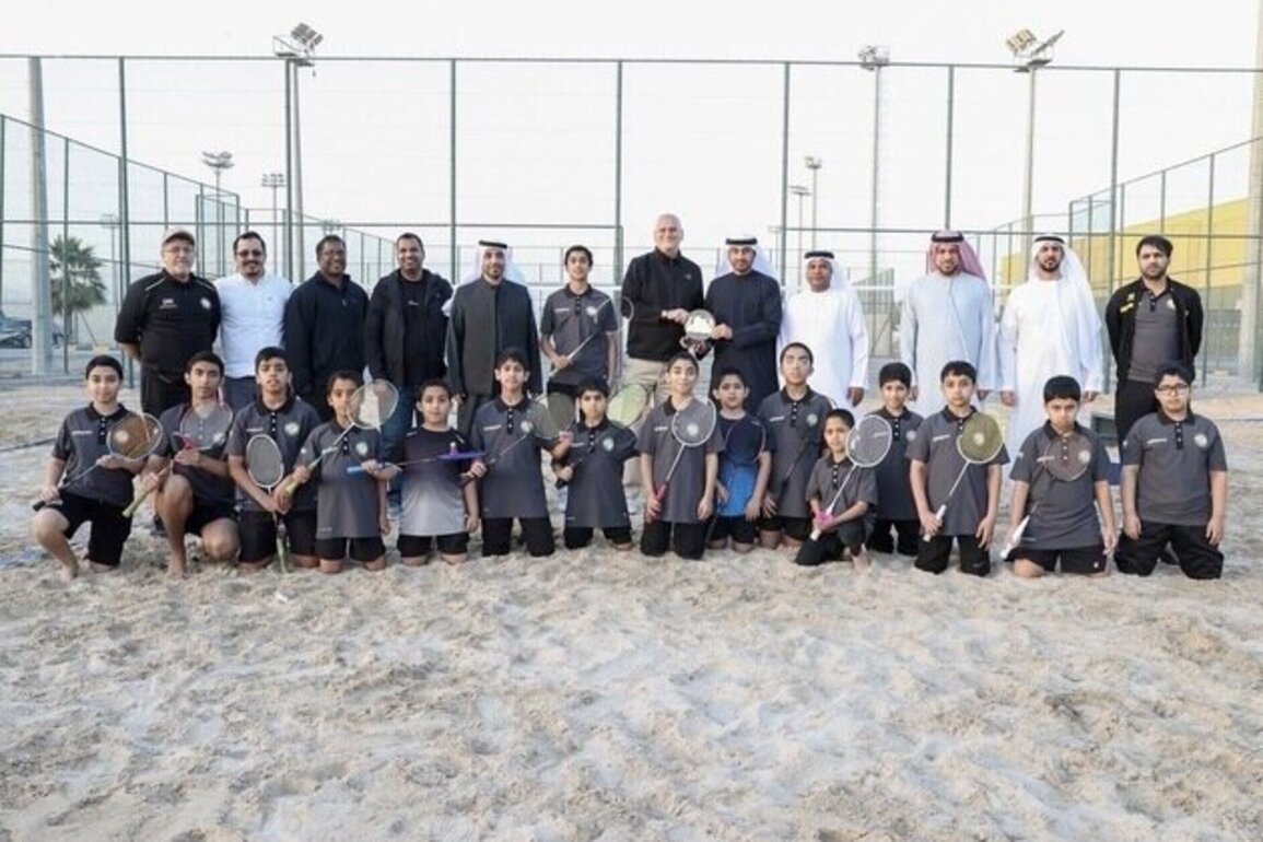 Middle East's first permanent sand badminton court opens in Kalba