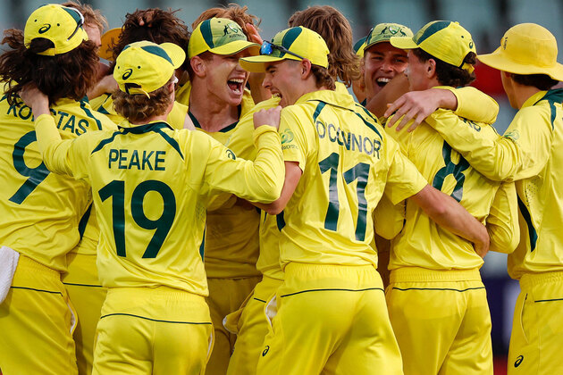 Oliver Peake stars as Australia beat West Indies by 22 runs to reach U-19 World Cup semi-finals