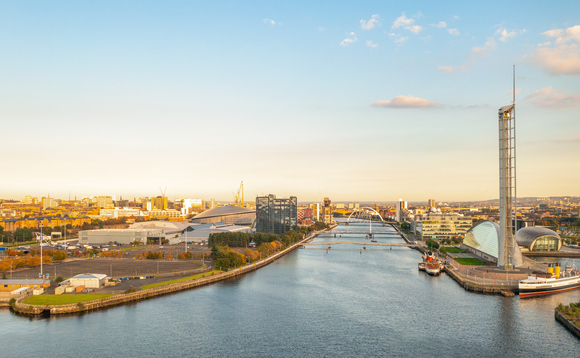 An aerial view over Glasgow. looking eastwards up the River Clyde | Credit: iStock 