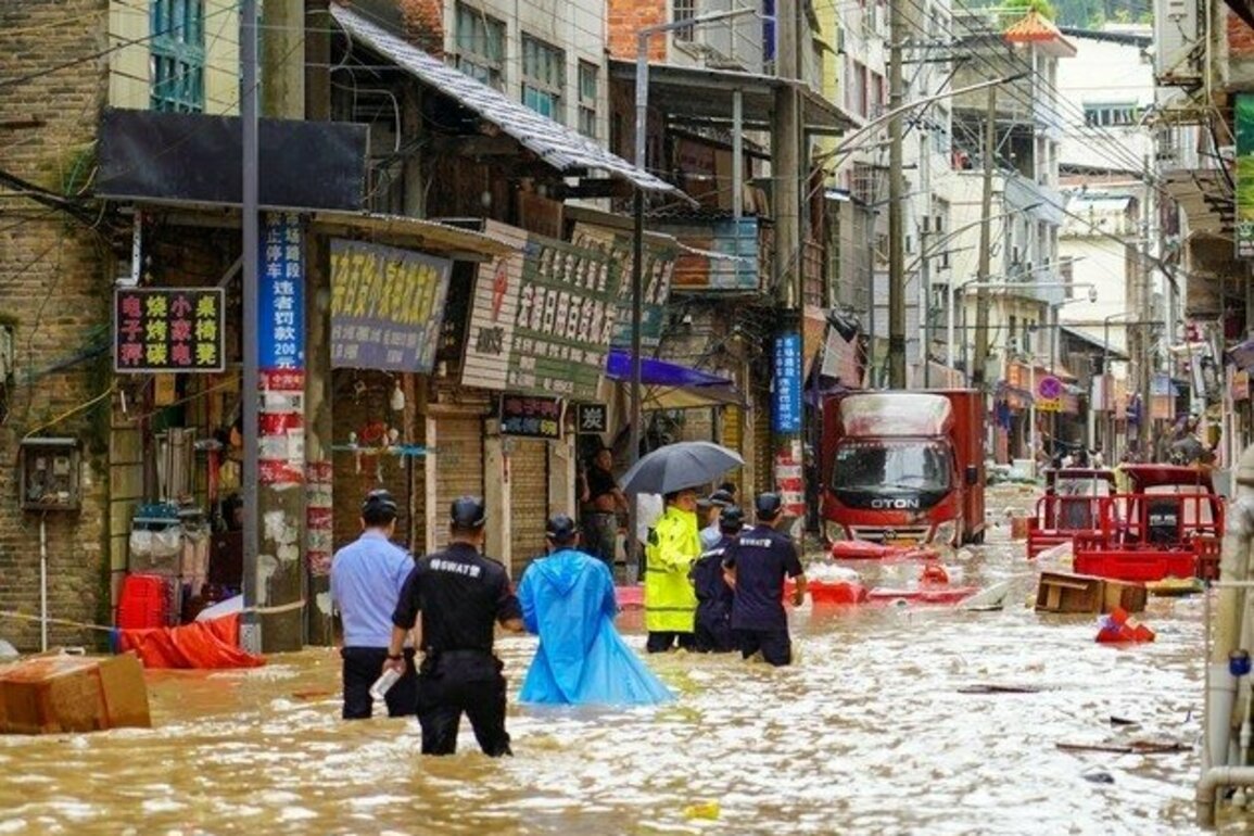 Over 80,000 evacuated amid flooding in southwest China