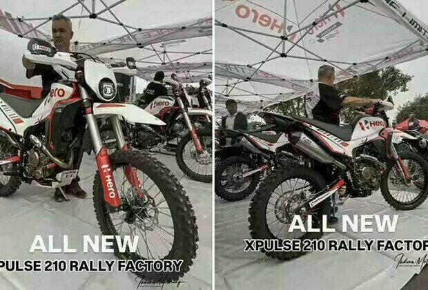 Hero Xpulse 210 Factory Rally Bike Debuts