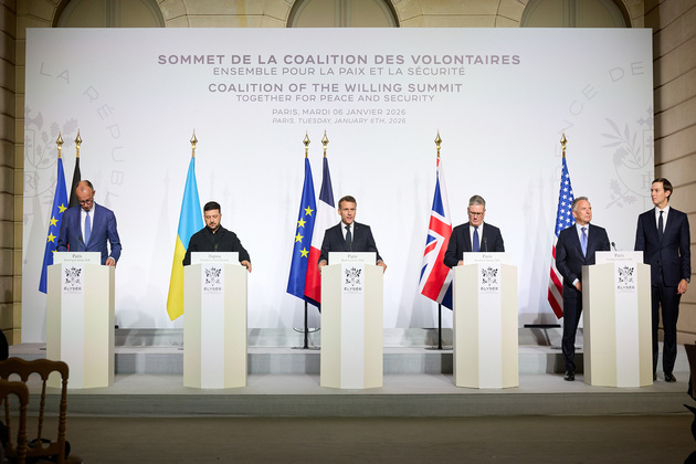 Paris meeting of 'Coalition of Willing', US promises security guarantees for Ukraine once ceasefire enters into force
