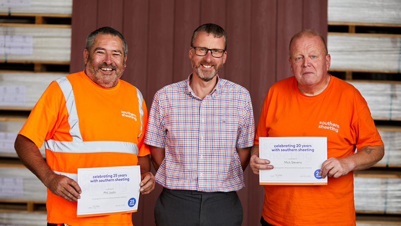 From left: Phil Joslin, Tony Hobbs and Mick Stevens