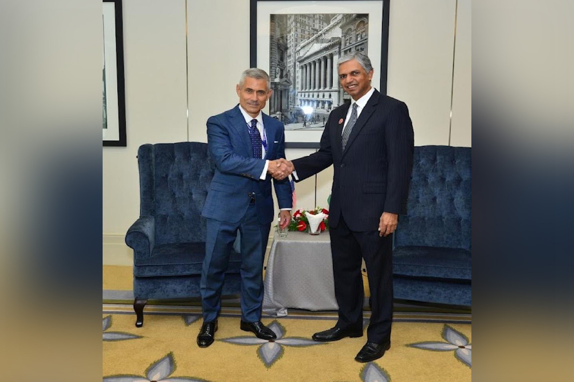 MEA Secy Kumaran meets US Assistant Secy for SCA Kapur in Kuala Lumpur; discusses India-US relations