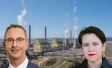 AGL lifts clean energy target as critics say plan lacks real ambition. Pictured AGL CEO Damien Nicks and ACCR executive director 