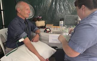 Over 100 farmers received prostate and skin cancer checks at NSA sheep event