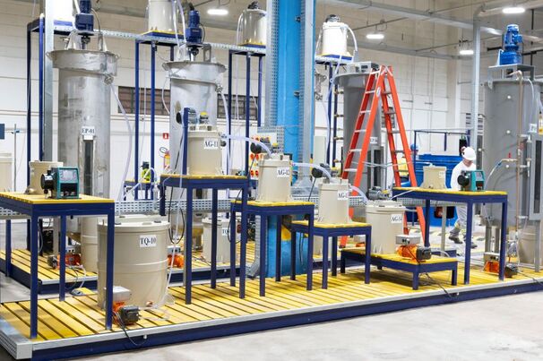 Planta-piloto da Meteoric Resources