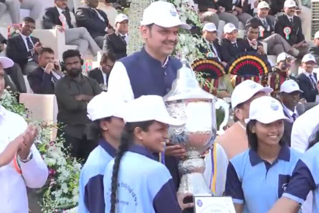 Maharashtra CM Fadnavis attends closing ceremony of 36th State Police Sports Competition