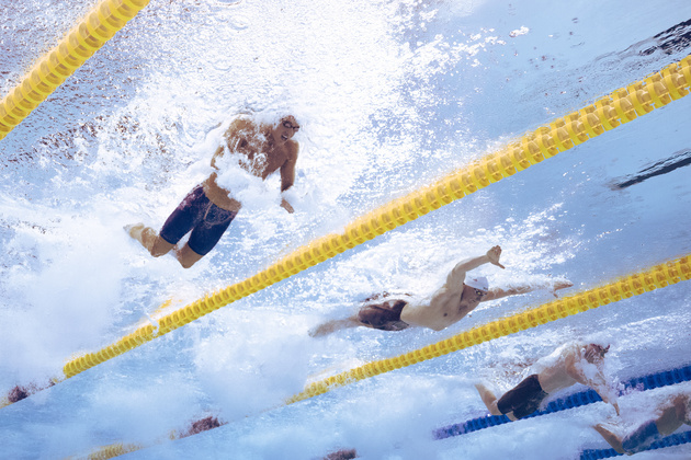 (SP)SINGAPORE-WORLD AQUATICS CHAMPIONSHIPS-SWIMMING-MEN'S 50M BUTTERFLY-FINAL
